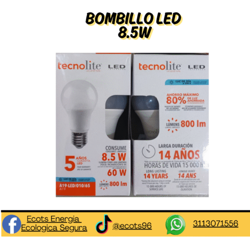 Bombillo LED de Uso Interior – Ilumina con Eficiencia y Durabilidad