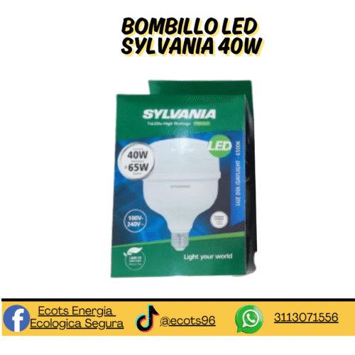 Bombillo LED  40W de Uso Interior – Ilumina con Eficiencia y Durabilidad (copia) (copia)