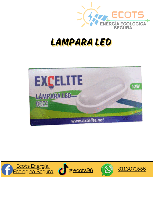 Lámpara LED BOZ2-199 – Eficiencia y Durabilidad para tu Espacio