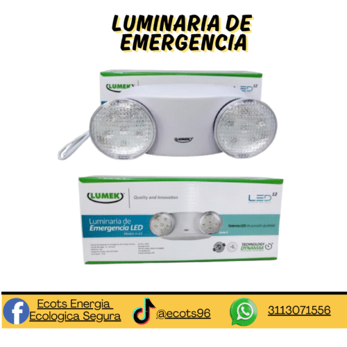 Luminaria de Emergencia LED – Seguridad y Eficiencia en Tu Espacio