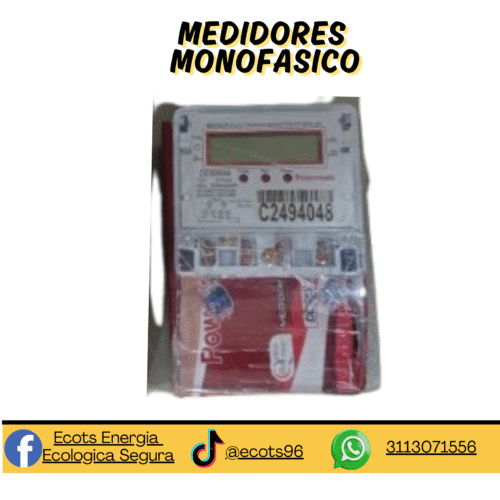 Medidores de Energía Digitales – Monofásico