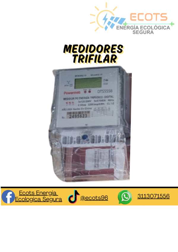 Medidores de Energía Digitales – Trifilar