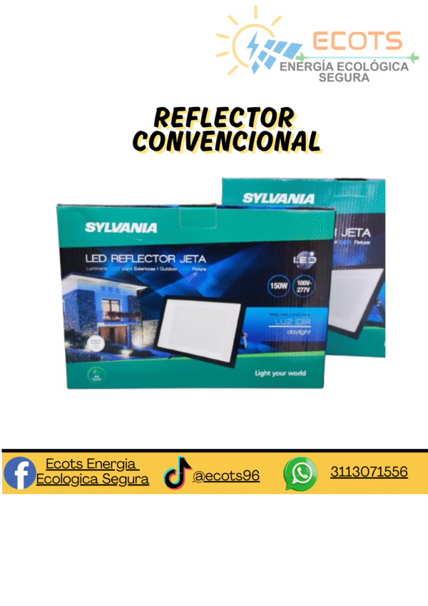 Reflector Convencional 200W – Potencia y Eficiencia para Grandes Espacios