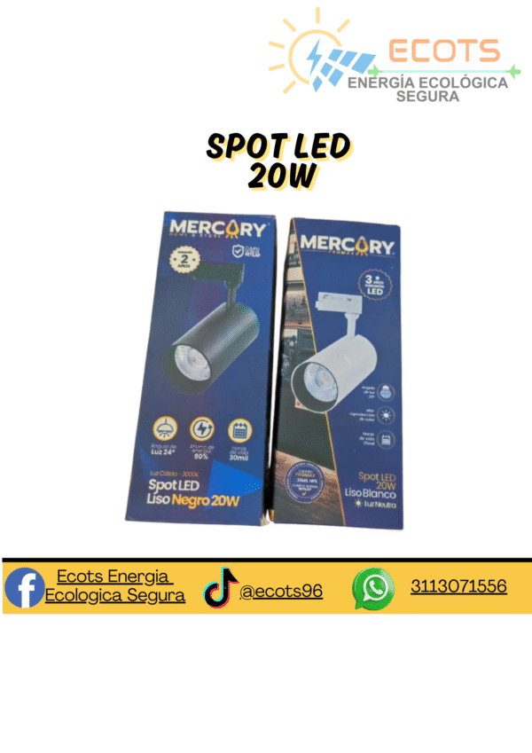 Lámpara LED Spot – Estilo y Eficiencia en Cada Rincón