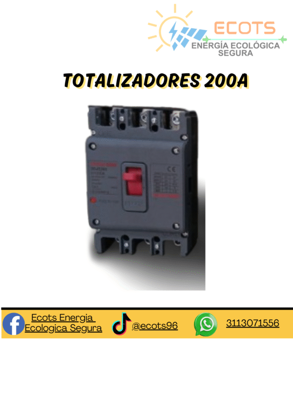 Totalizadores para Protección de Cableado Eléctrico 200A – Seguridad y Control de Corriente (copia)