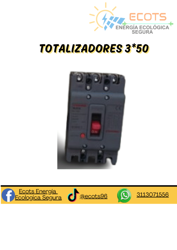 Totalizadores para Protección de Cableado Eléctrico 3-50A – Seguridad y Control de Corriente